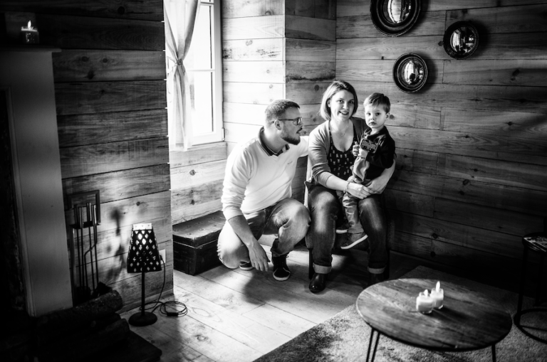 Un moment en famille au gite « Le jardin intérieur »